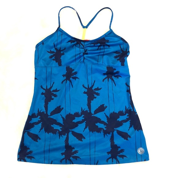 Pure Barre Tops - Pure Barre Women’s Blue Print Tank Top